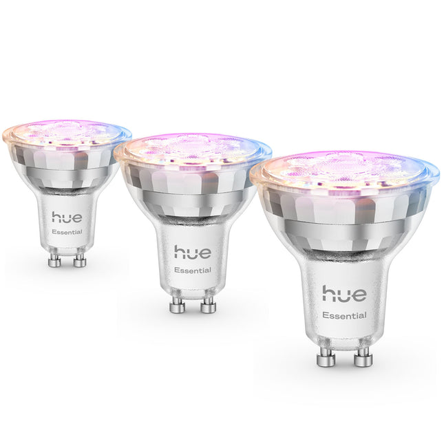 GU10 LED-Lampen, 50W, Weiß & Farbe, 3er-Pack