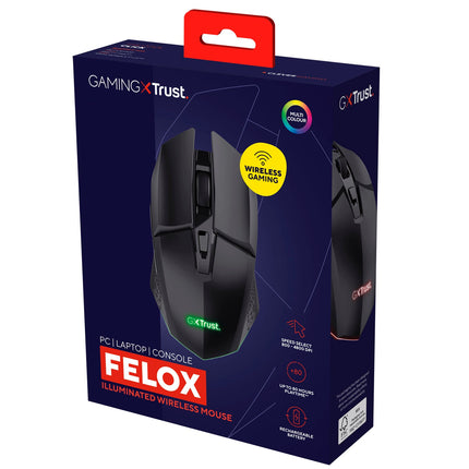 GXT 110 Felox Illuminated Kabellose Gaming-Maus Schwarz