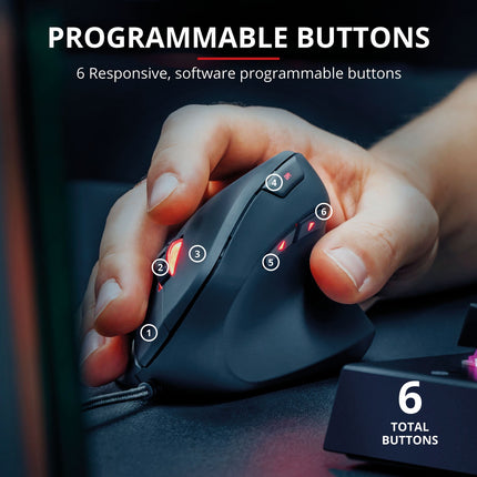 GXT 144 Rexx Vertikale Gaming-Maus