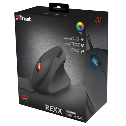 GXT 144 Rexx Vertikale Gaming-Maus
