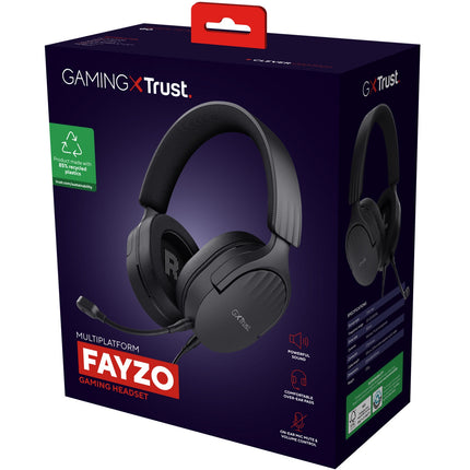 GXT 489 Fayzo herní sluchátka Eco černá