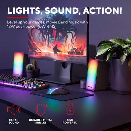 GXT 611 Wezz RGB Gaming-Lautsprecher 12W