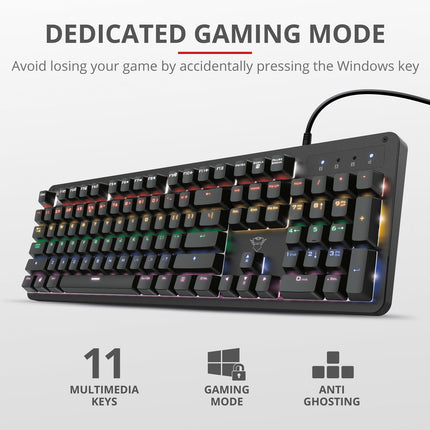 GXT 863 Mazz Mechanische Tastatur Nordic