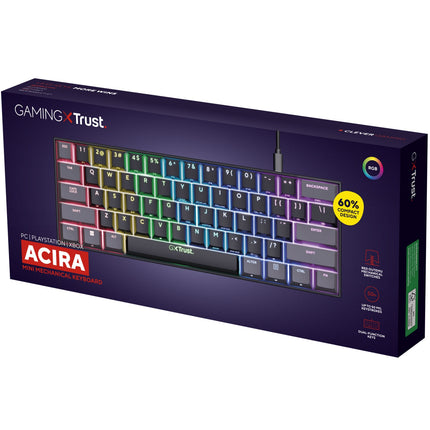 GXT 867 Acira 60% Mini Gaming keyboard Nordic layout