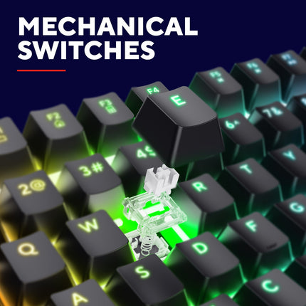 GXT 871 Zora mechanische Gaming-Tastatur, nordisches Layout