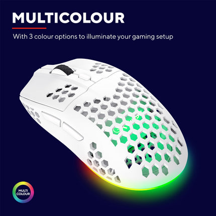 GXT 929W Helox Kabellose leichte Gaming-Maus, Weiß