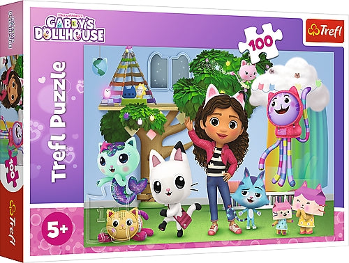 Gabby's Dollhouse 100-Teile-Puzzle für Kinder