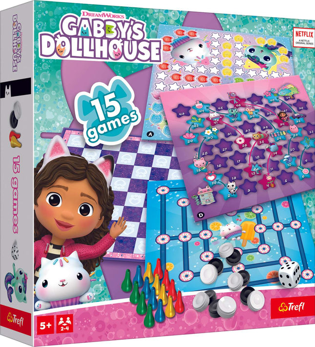 Gabby's Dollhouse 15-in-1 Spiele-Set für Kinder