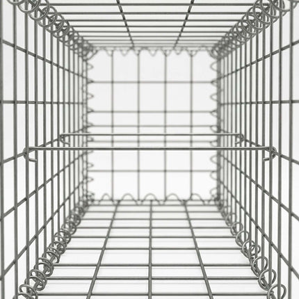 Gabionenkorb, verzinkt, 100x50x100 cm, 3 Kammern