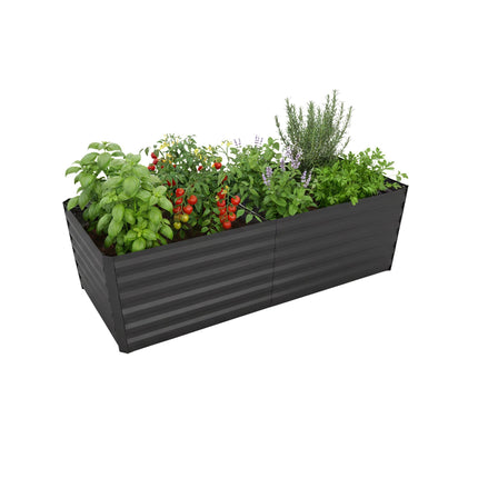 Galvanised Metal Raised Garden Bed – Optimal Drainage