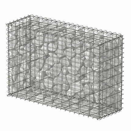 Pozinkovaný ocelový gabionový koš, 100 x 80 x 30 cm