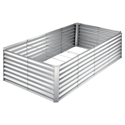 Galvanized Raised Garden Bed 8x4x2 Ft, Alu-Zinc Kit