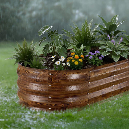 Galvanized Raised Garden Beds, 2 Pack, 4 x 2 x 1 Ft