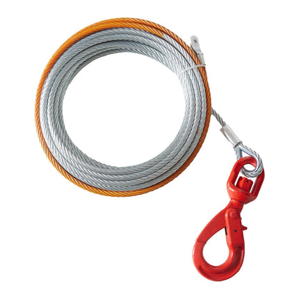 Galvanized Steel Winch Cable 3/8 in x 50 ft, 15,200 lb