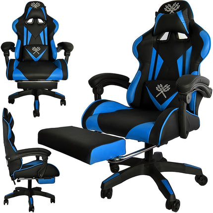 Gaming-Stuhl - schwarz und blau Dunmoon 