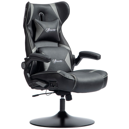 Ergonomischer Gaming-Stuhl mit Wippfunktion, Lautsprecher, 120 kg Tragkraft