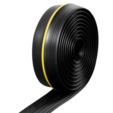 Garage Door Threshold Seal Strip, PVC, 16.5 Ft, Black