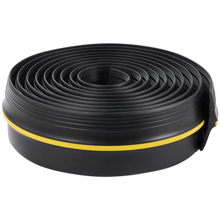Garage Door Threshold Seal Strip, PVC, 16.5 Ft, Black