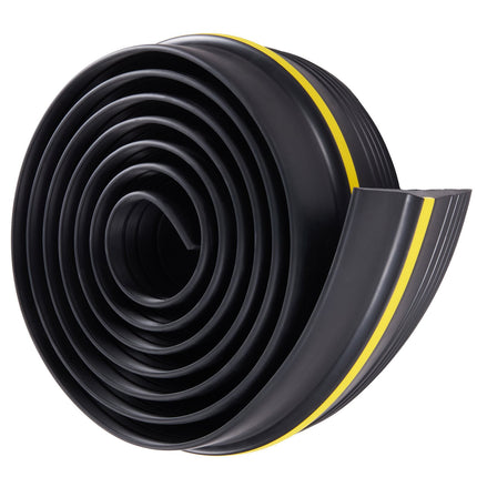 Garage Door Threshold and Bottom Seal Kit, 10 ft, PVC, Black