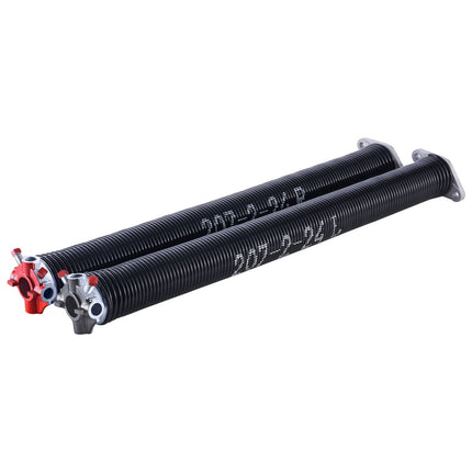 Garage Door Torsion Springs Pair, 0.207 x 2 x 24 in