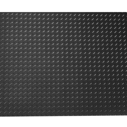 Garage Floor Roll Mat, 4 x 25 Ft, 3 Mm Rubber, Black