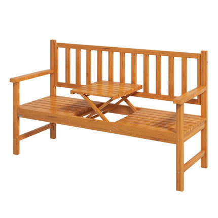 Gartenbank, 3-Sitzer mit Armlehnen, Tragkraft 280 kg