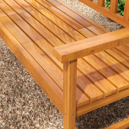 Gartenbank, 3-Sitzer mit Armlehnen, Tragkraft 280 kg