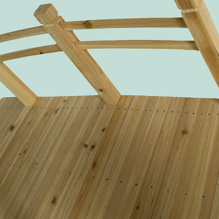 Garden Bridge, Fir Wood, 200kg Capacity