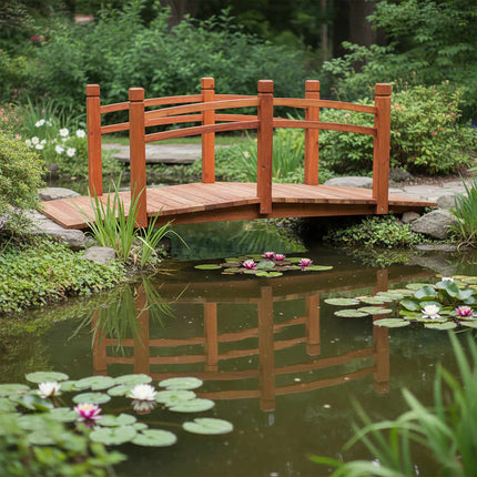 Garden Bridge, Fir Wood, 200kg Capacity