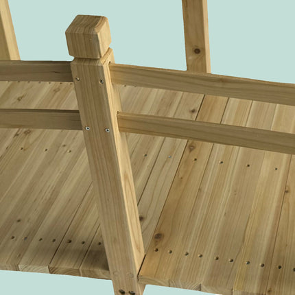 Garden Bridge, Fir Wood, 200kg Capacity