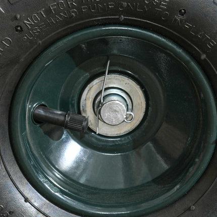 Gartenwagen mit Drehsitz, verstellbarer Höhe, Stahl