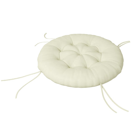 Beige Polyester Moon Chair Cushion - 10 Cm Padding