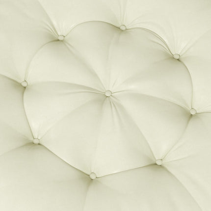 Beige Polyester Moon Chair Cushion - 10 Cm Padding