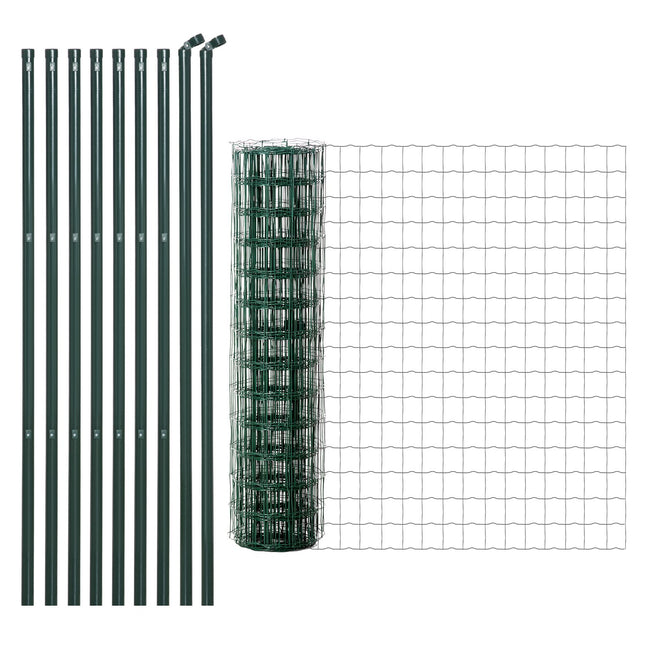 Gartenzaun-Drahtgeflecht – starker, langlebiger Stahl (10x1,5m)