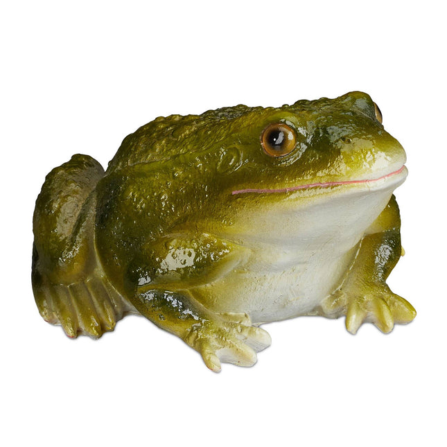 Gartenfigur Frosch Kunststein