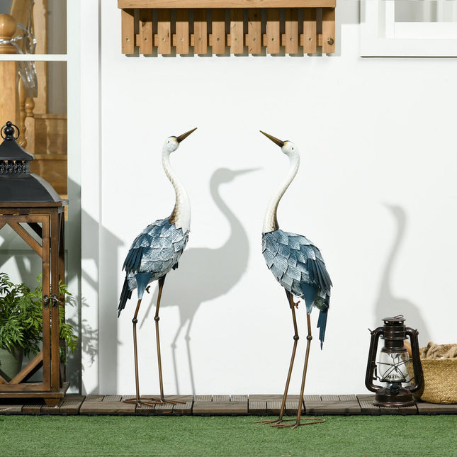 Wetterfeste Outdoor-Girlandenskulpturen, 2er-Set