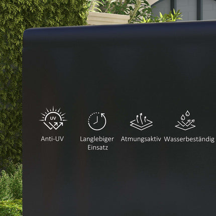 Gartenmöbelabdeckung, PE, wasserdicht, 215x155x150 cm