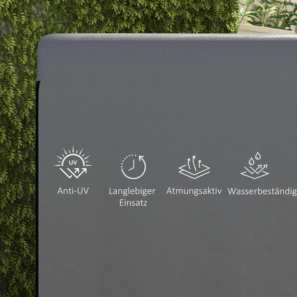 Gartenmöbelabdeckung, wasserdichtes PE, 215x155x150 cm