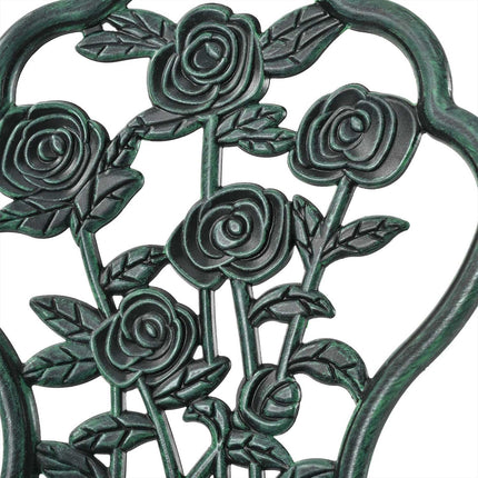 Gartenmöbel-Set – 3-teilig, Aluminiumguss, Vintage-Design