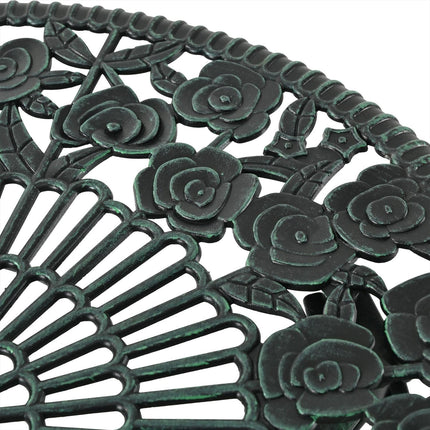 Gartenmöbel-Set – 3-teilig, Aluminiumguss, Vintage-Design