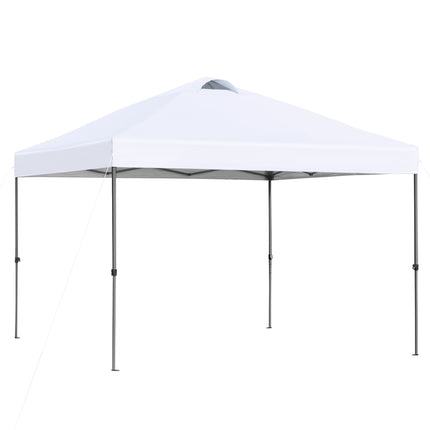 Pop-Up Pavillon Weiß Gartenzelt 2,95m UV-Schutz
