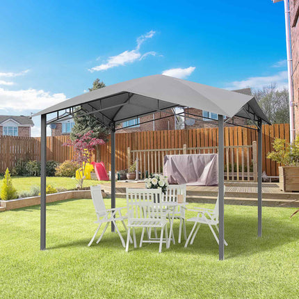 Garden Gazebo 3x3M, Sun protection, Metal/Polyester