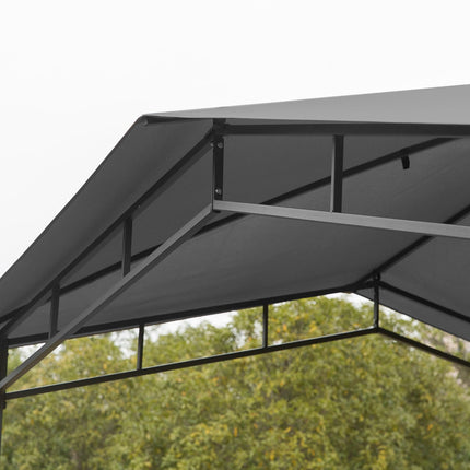 Garden Gazebo 3x3M, Sun protection, Metal/Polyester