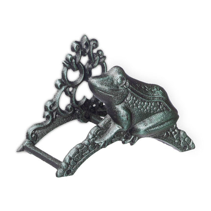 Gartenschlauchhalter, Frosch-Design aus Gusseisen