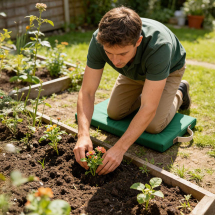Garten-Kniekissen und Sitzauflage – Grün, Schaumstofffüllung