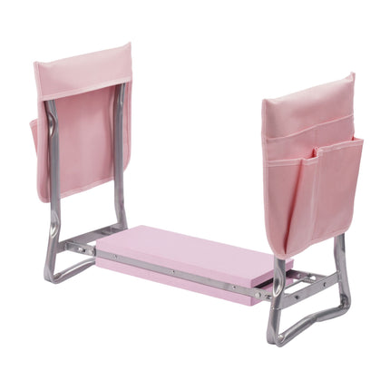 Garden Kneeler Bench with Pockets and Cushion