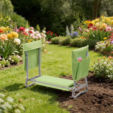 Gartenkniekissen mit Taschen – klappbarer und gepolsterter Sitz