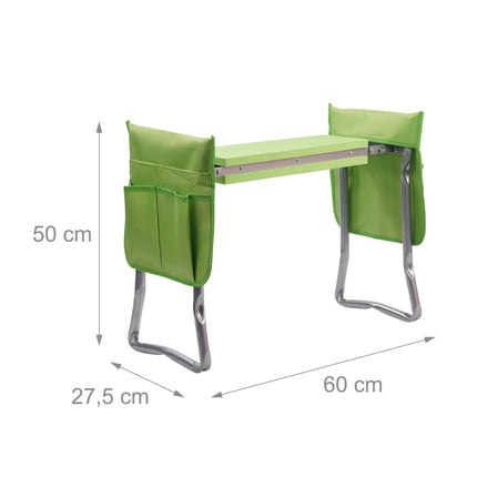 Gartenkniekissen mit Taschen – klappbarer und gepolsterter Sitz