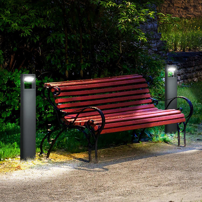 Gartenpoller für Außenbereiche, warmes LED-Licht, verstellbar, IP65