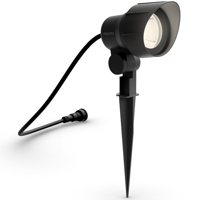 GardenLink Spotlight warm white 600 lm Black
